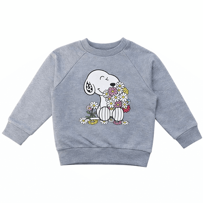 SNOOPY FLOWERS SWESTSHIRT
