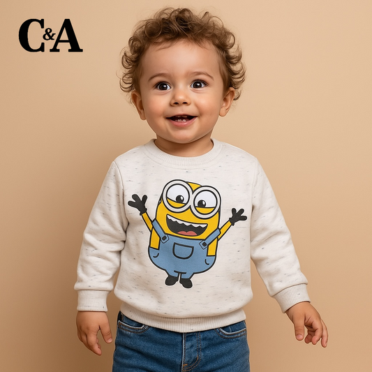 MINIONS EMBROIDERY SWEATSHIRT