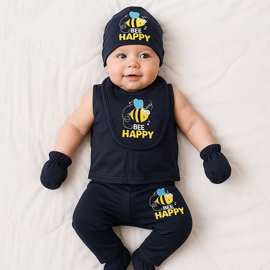BEE HAPPY 5pc SET WITH MITTENS