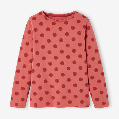 Polka pink t-shirt