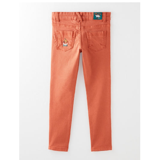 orange denim pant