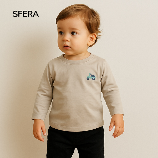 SCOOTER EMBROIDERY T-SHIRT