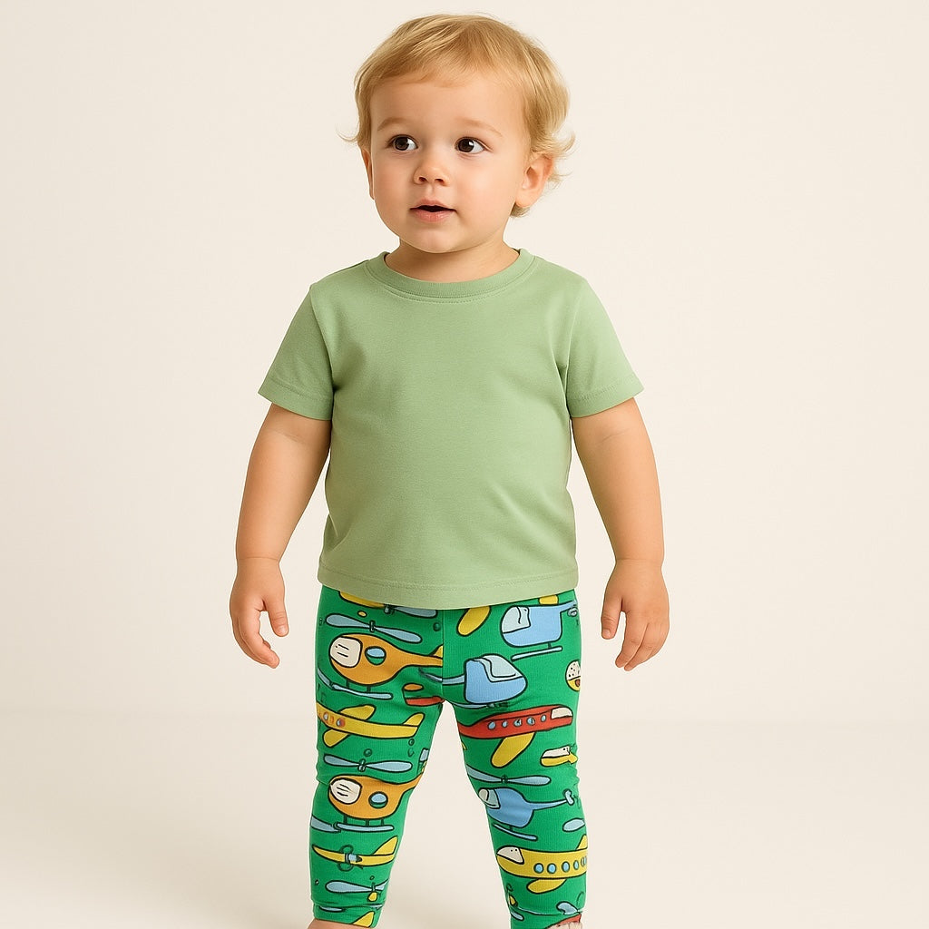 Aeroplane green tights