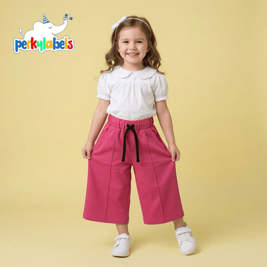 WIDE LEG SUMMER TROUSER RED
