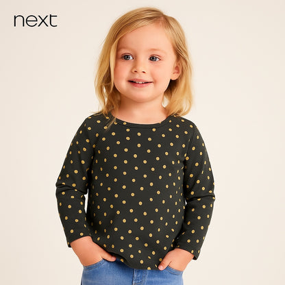 N polka dots t-shirt
