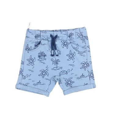 Turtle print shorts