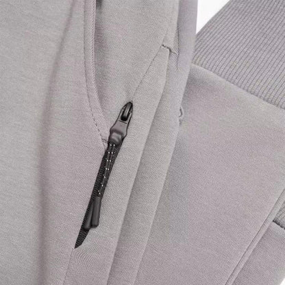 BACK ZIP STYLE GREY TROUSER