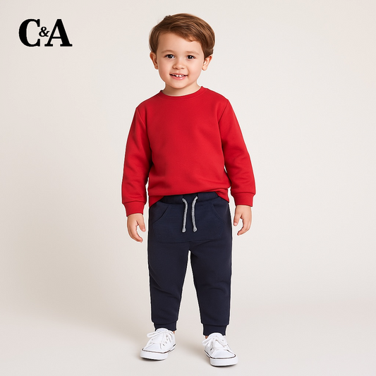 KANGAROO POCKET STYLE GREY TROUSER