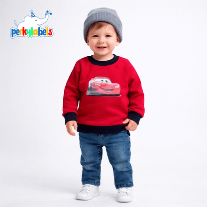 CARS PRINT SWEATSHIRT