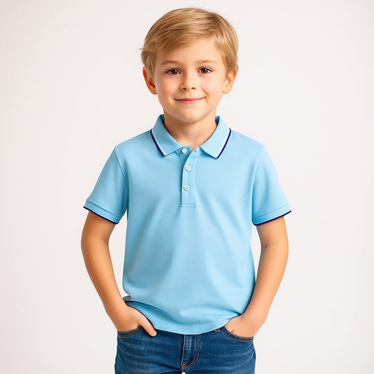 BLUE POLO SHIRT
