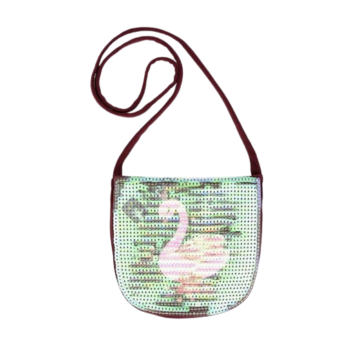 Swan maroon purse