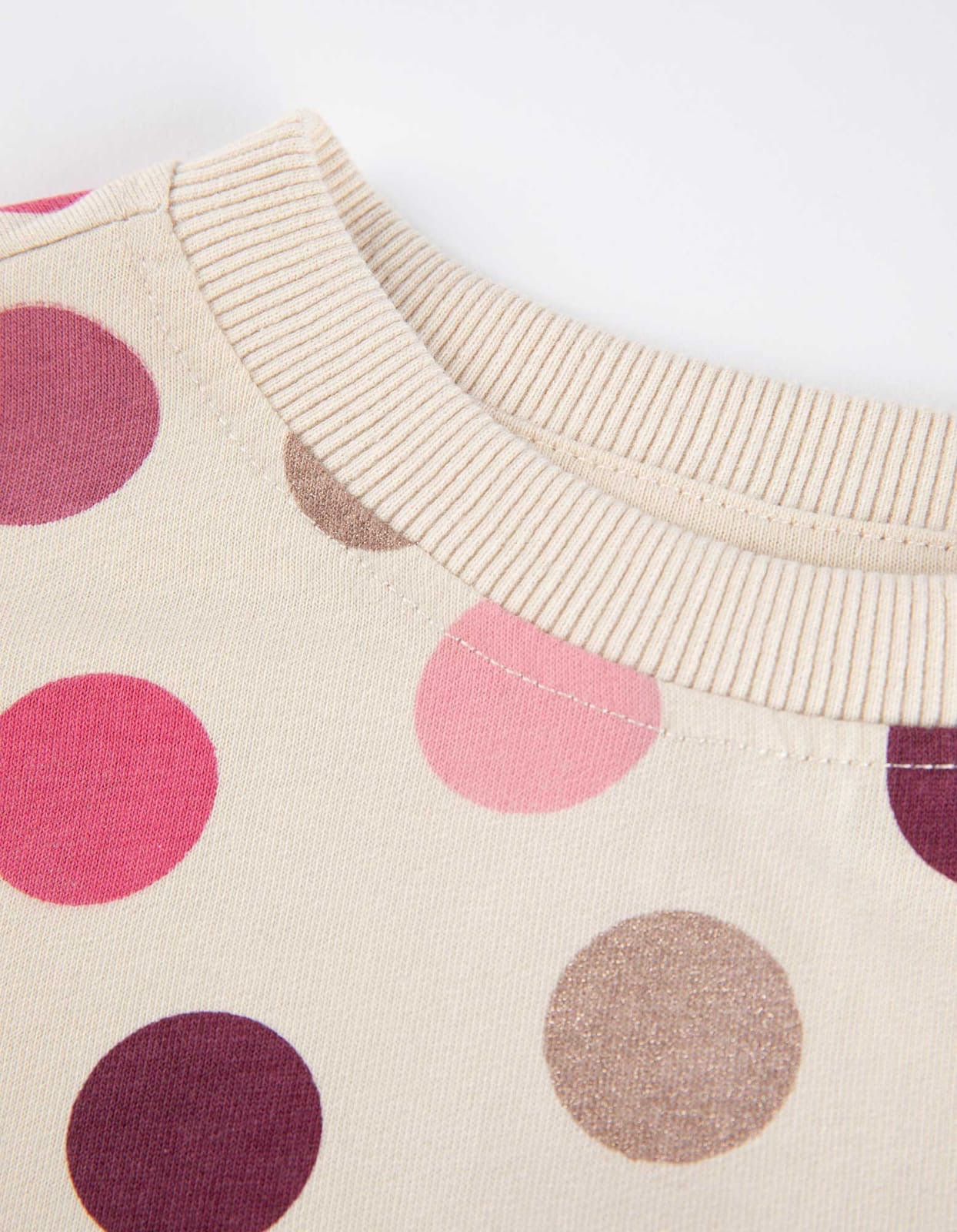 POLKA GLITTER SWEATSHIRT