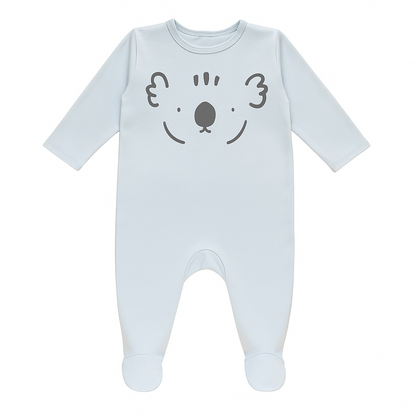LIGHT BLUE KOALA ROMPER