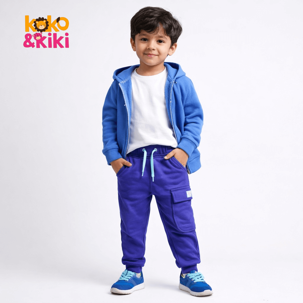 POCKET STYLE PURPLE TROUSER