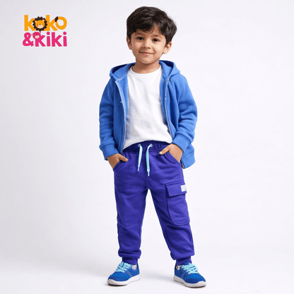 POCKET STYLE PURPLE TROUSER