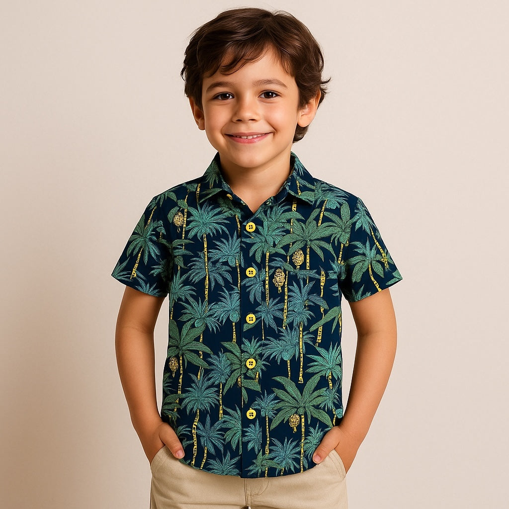 FOREST PRINT CASUAL SHIRT