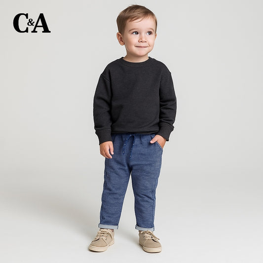 DENIM STYLE LINING TROUSER