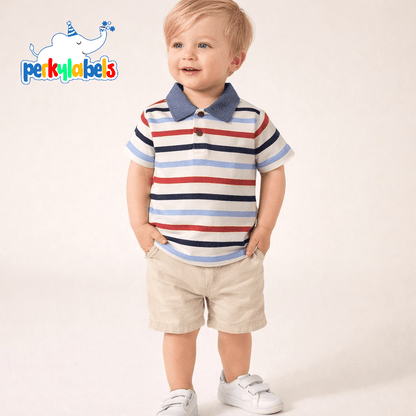 MULTI STRIPE POLO SHIRT