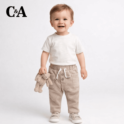 BUTTON DOWN LIGHT BROWN TROUSER