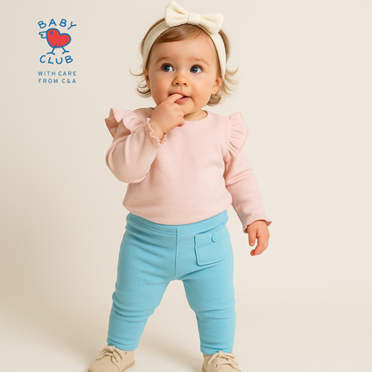 LIGHT BLUE POCKET STYLE LEGGING