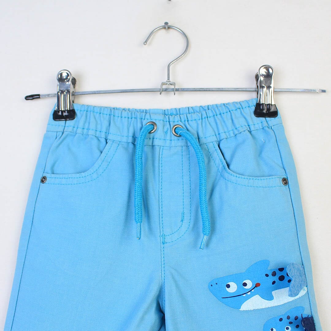 Fish print shorts