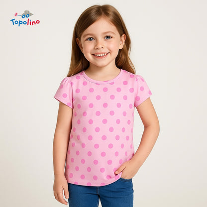 Polka pink t-shirt