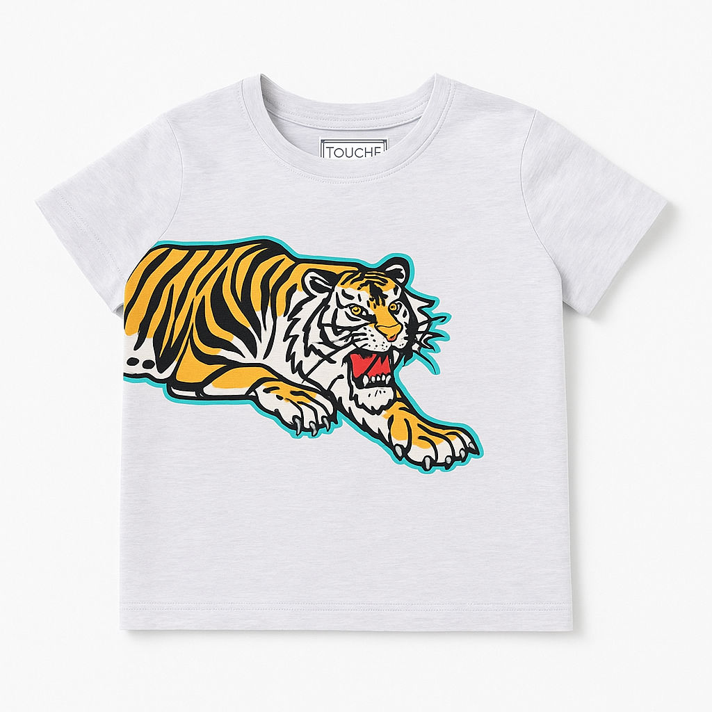 Tiger appliqué t-shirt