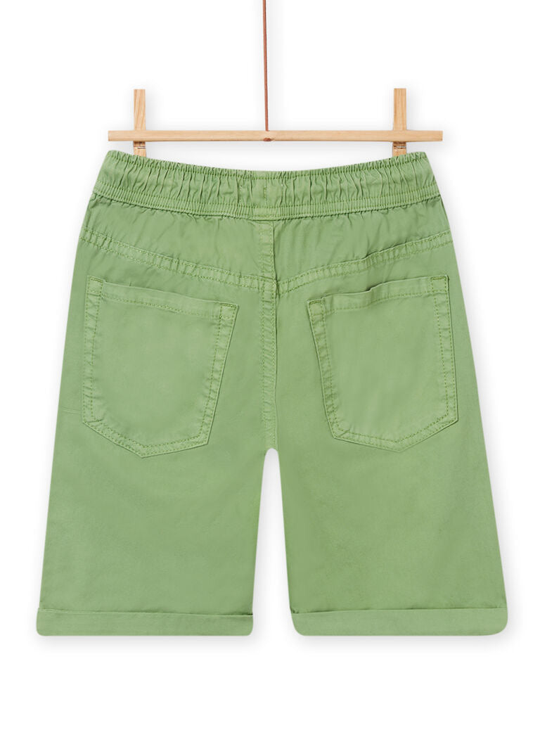 DP green cotton shorts