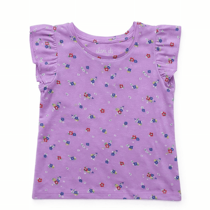 FLORAL ALLOVER PINK T-SHIRT