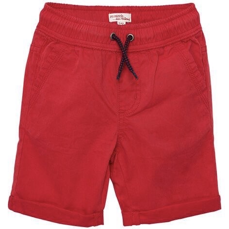 DP RED PLAIN SHORTS