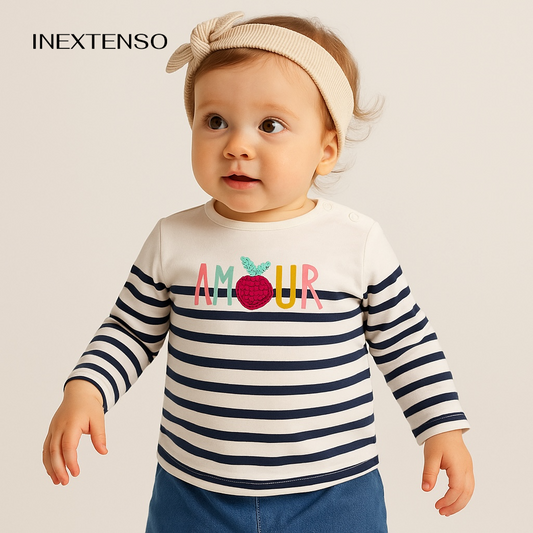 AMOUR STRIPE T-SHIRT