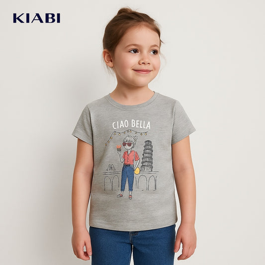 CIAO BELLA GREY T-SHIRT