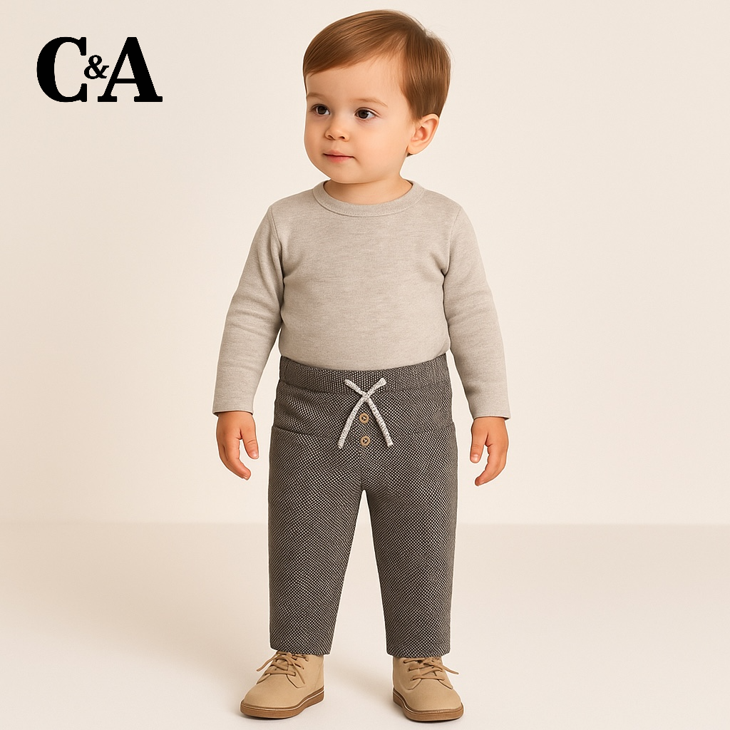 CHECK GREY TROUSER