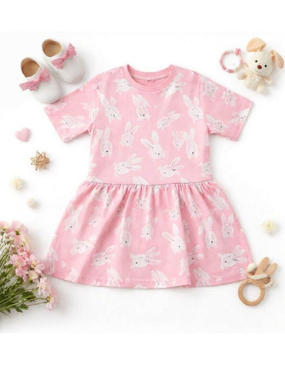 BUNNY PRINTED FROCK