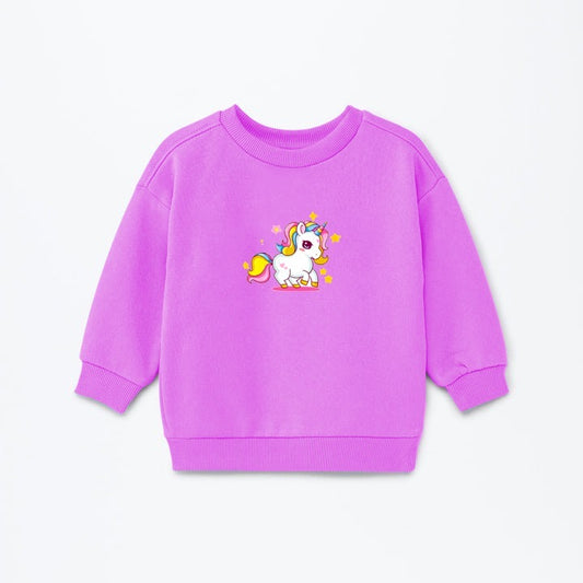 UNICORN PURPLE SWEATSHIRT