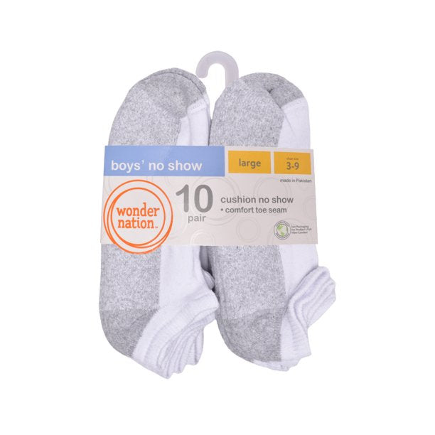 NO SHOW 10 Pc PACK SOCKS