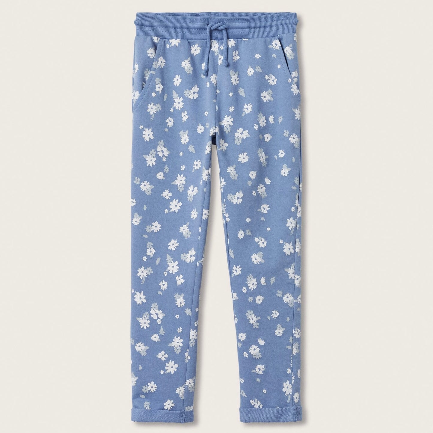 BLUE FLORAL TROUSER