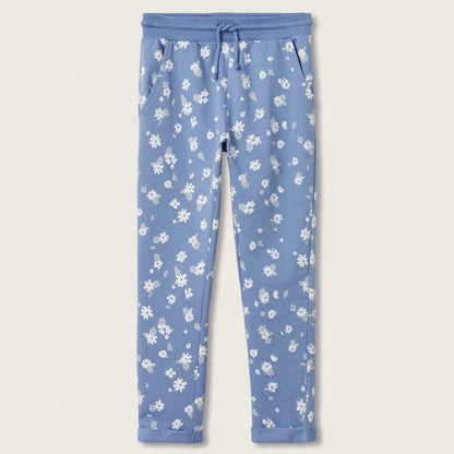 BLUE FLORAL TROUSER
