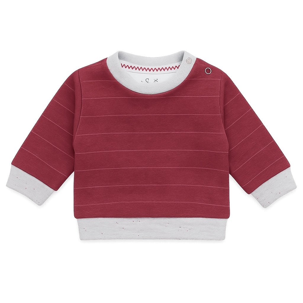 LINING MAROON SWEATSHIRT