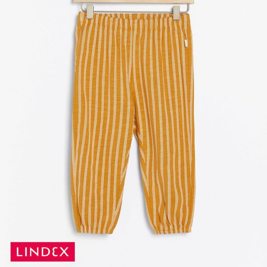 Lining mustard light weight cotton trouser