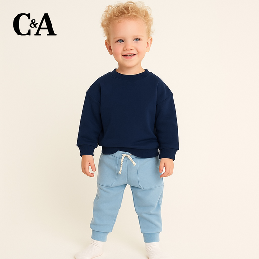 LIGHT BLUE POCKET FASHION TROUSER