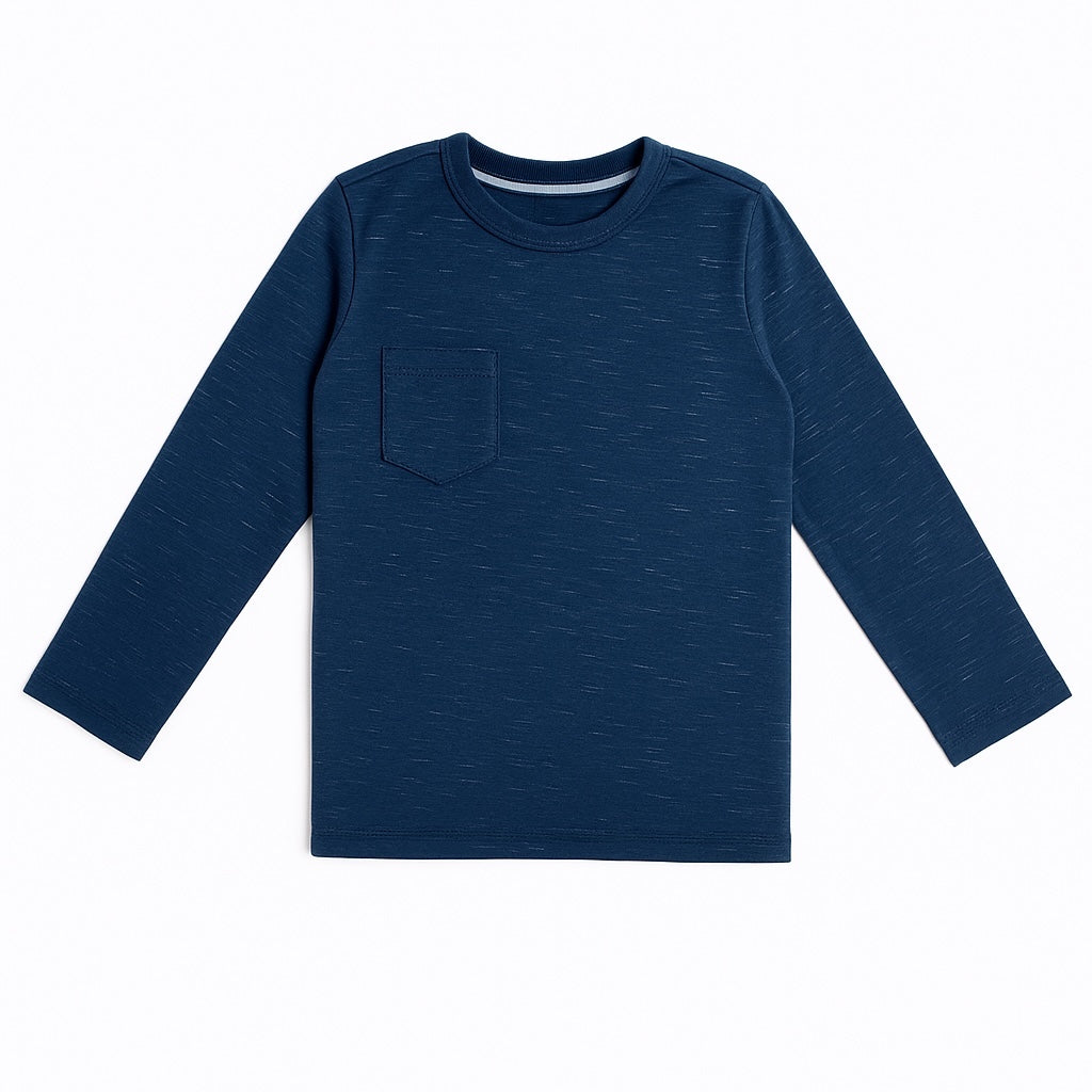 pocket t-shirt blue