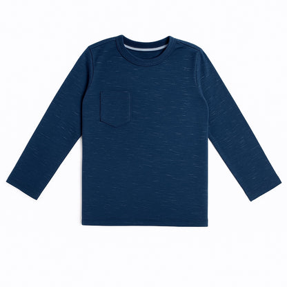 pocket t-shirt blue