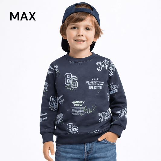 ALLOVER PRINTED SWEATSHIRT