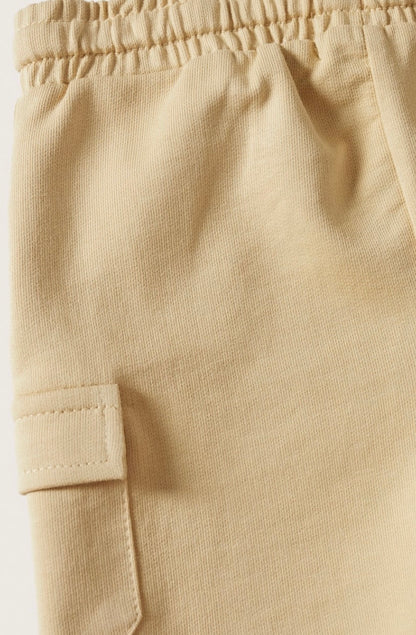 Beige 6 Six Pocket Shorts