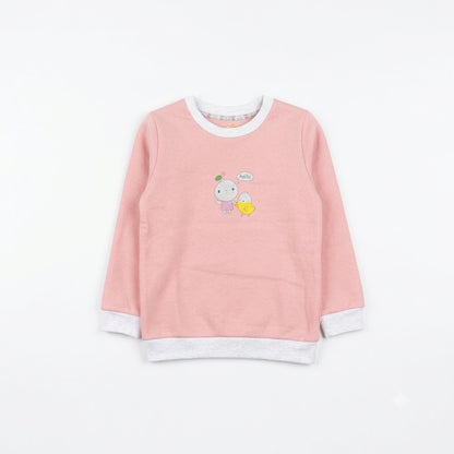PINK PRINTED SWEATSHIRT