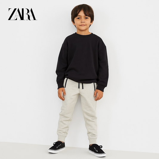 ZIPPER GREY TROUSER