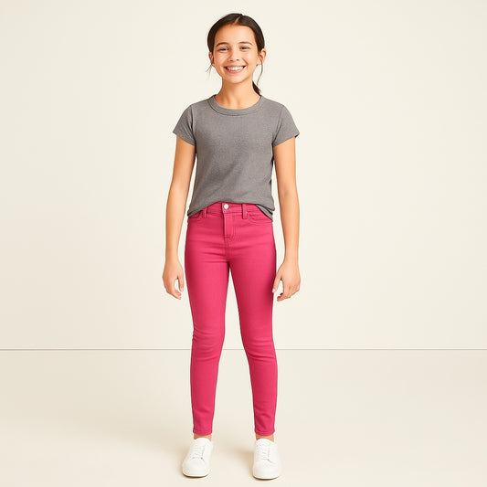 pink jeggings