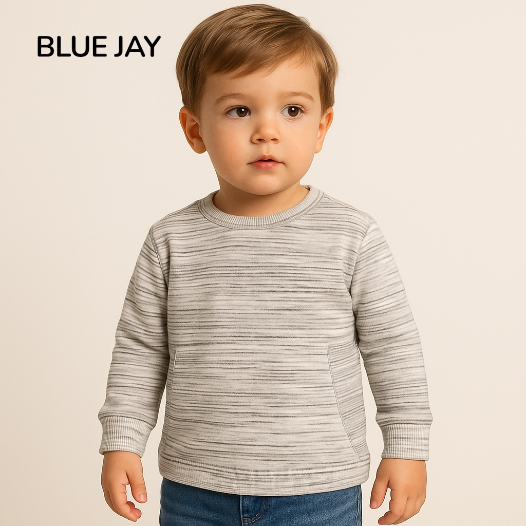 HEATHER WHITE SWEATSHIRT