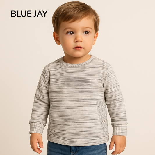 HEATHER WHITE SWEATSHIRT